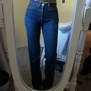 Authentic y2k women Levis 501 denim